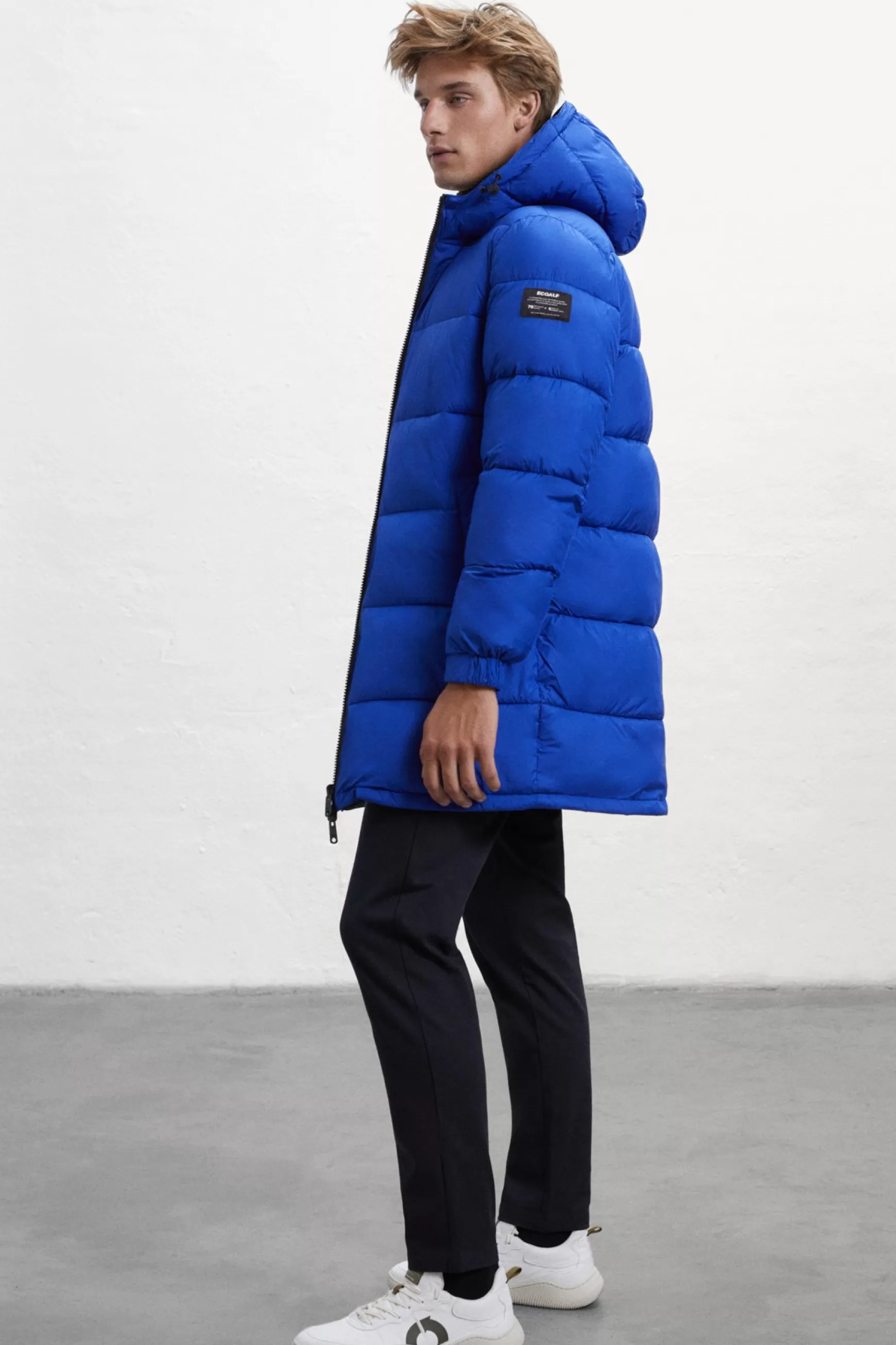 Online ABRIGO REVERSIBLE VINTAGE AZUL Hombre Abrigos y Chaquetas