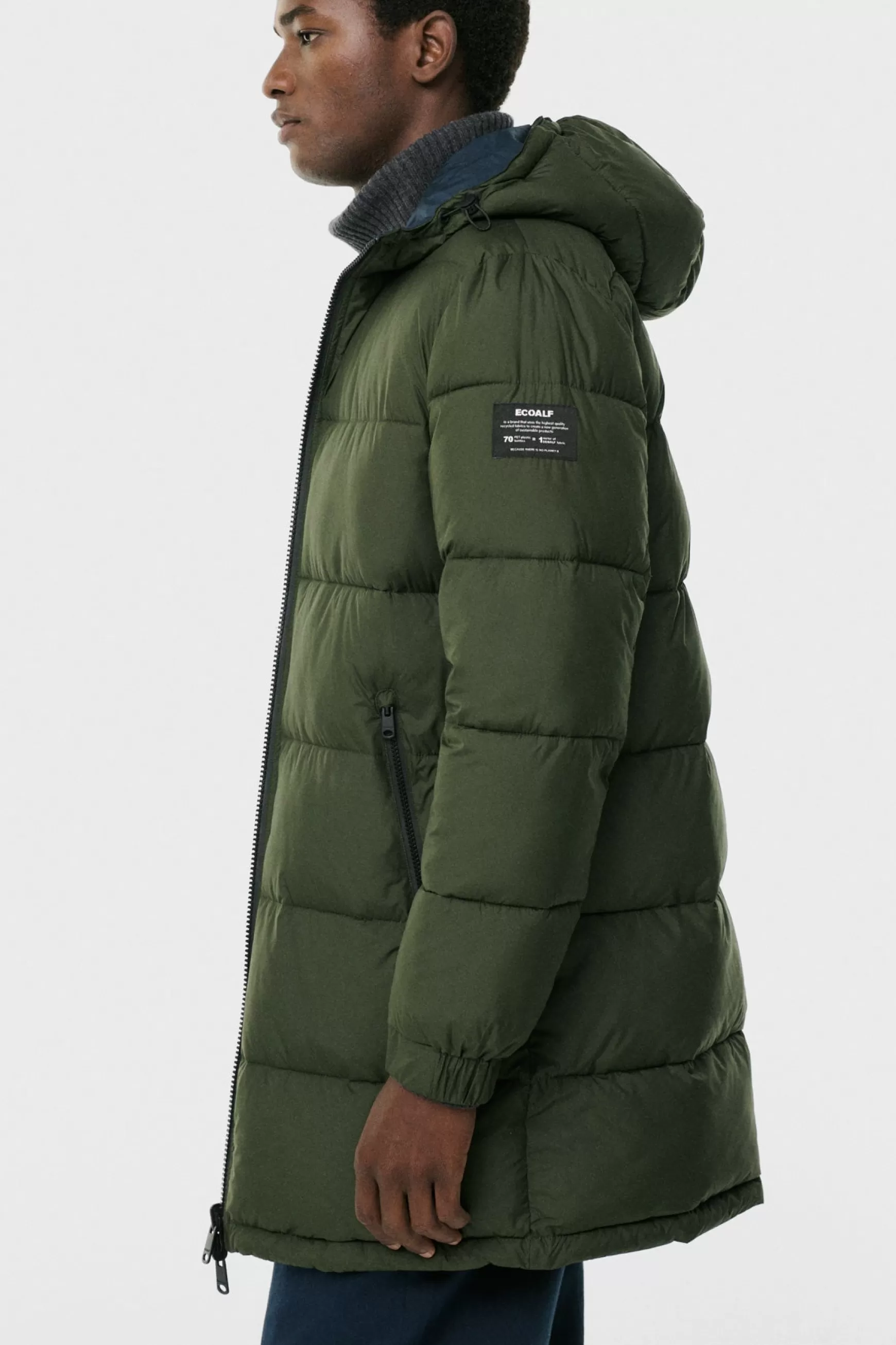 Online ABRIGO VINTAGE REVERSIBLE VERDE Hombre Abrigos y Chaquetas